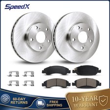 Front Brake Rotors Ceramic Brake Pads Kit For Volkswagenrabbit2006 - 2009