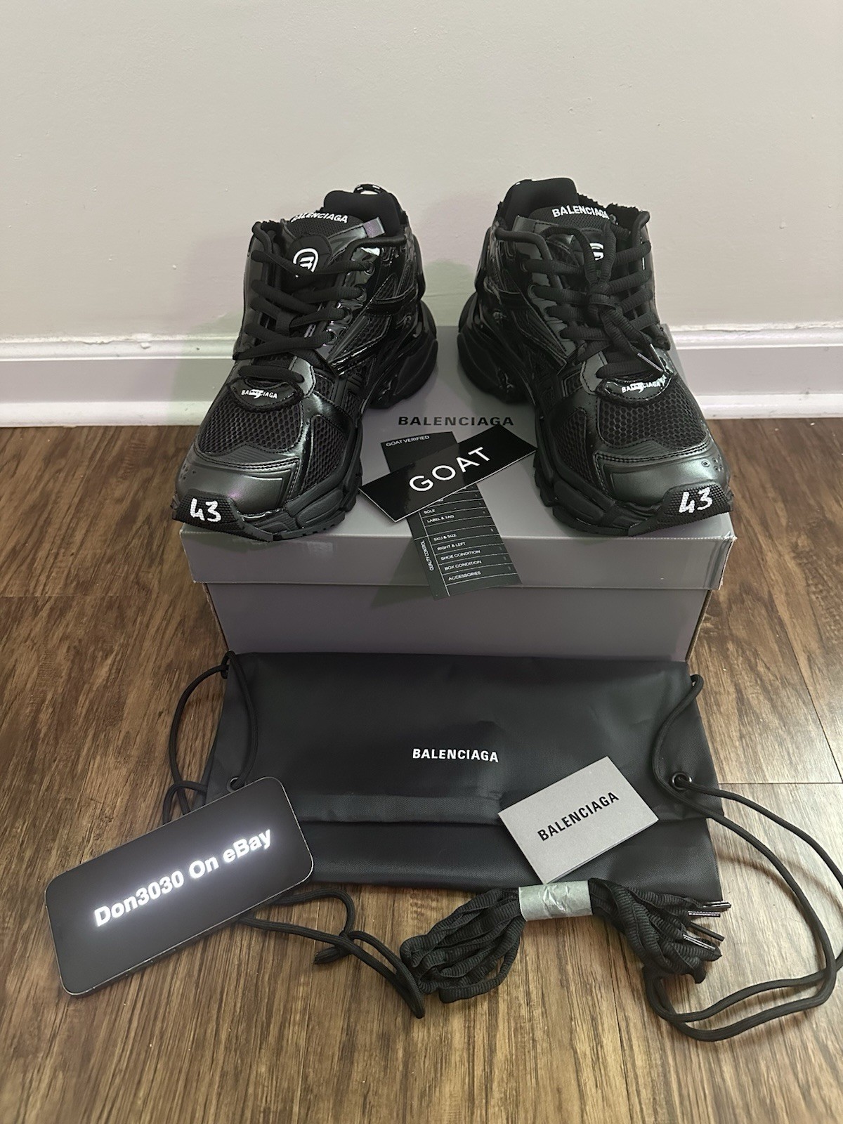 (2026) Balenciaga Runner Sneaker ‘Black’ - Size 10 US / 43 EU