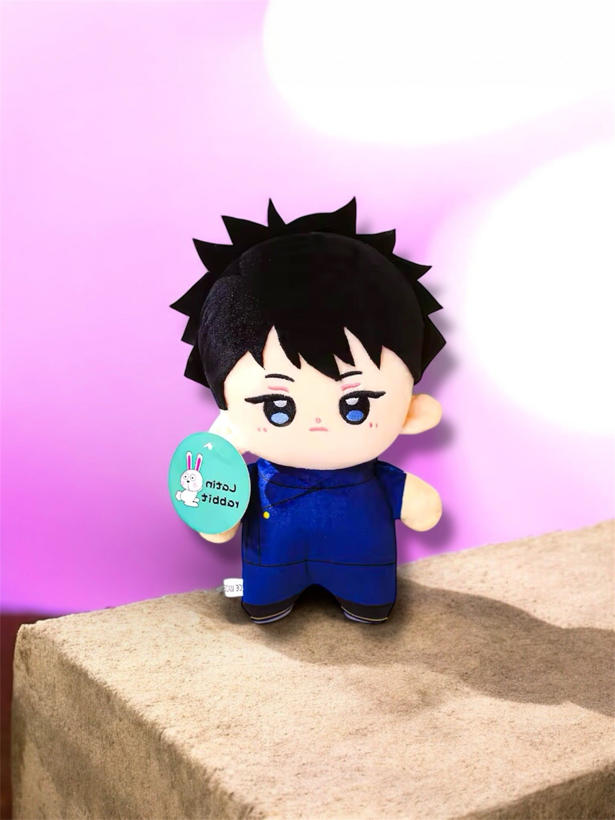 Peluche Megumi Fushiguro 15 cm figurine Jujutsu Kaisen en coton souple pour collectionneur