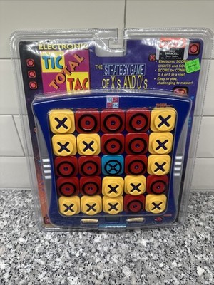 Tiger Electronics Tic Tac Total Strategy Game X's & O's 1998 Vintage NIB