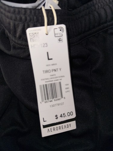 Adidas Track Pants Kids Youth Boy's Lg - Picture 2 of 5