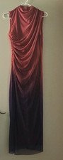 ZARA Womens Maxi Dress L Ombre Pink/Blue Shee...