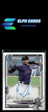 2021 Bowman Chrome #CPA-HO Helcris Olivarez Prospect Autographs Refractor #/499