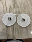 Signed Walt Disney Plates stamped Anchor Hocking Davy Crockett — photo 1