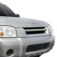For Nissan Frontier 01-04 APG 1-Pc Black 8x6 mm Horizontal Billet Bumper Grille