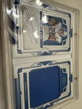 2023 Panini National Treasures Jahmyr Gibbs RPA Booklet Rookie Patch Auto /99 RC