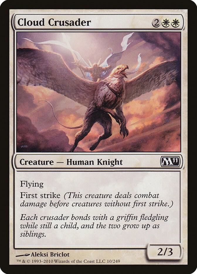 Cloud Crusader 10 Common Magic 2011 (M11) Magic: The Gathering Near Mint