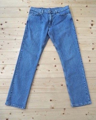 Levi's Herren Jeans Gr. W34/L32 Blau 511 Slim Fit Denim Vintage