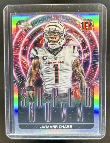 2025 Topps Cosmic Chrome Ja'Marr Chase Base (RAW)