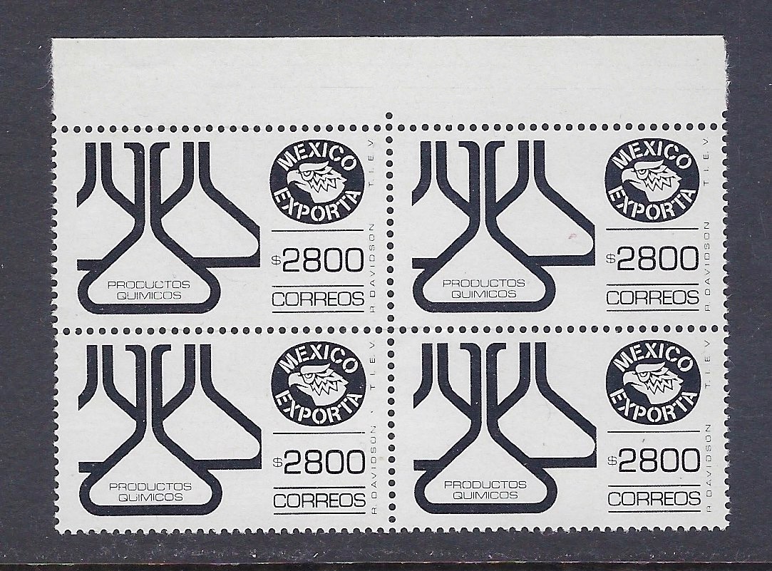 EXPORTA $2800p "Flasks-Quimicos" B4  sc#1764  ex#243  PPR #13  (E316a)