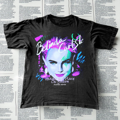 Belinda Carlisle Black Cotton Shirt Full size S-5XL Unisex CL375