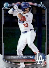 2025 Bowman #BCP-115 Eduardo Quintero Chrome Prospects