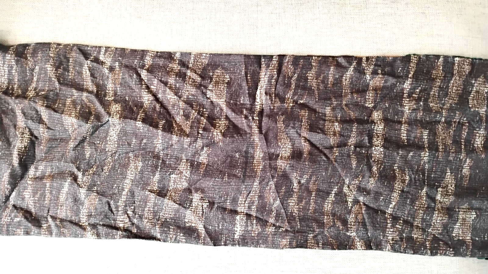 Patchwork Silk Blend Multicolor Scarf Maximalist … - image 17