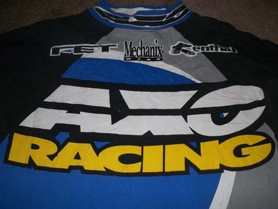 VINTAGE AXO RACING MOTOCROSS DIRT BIKE CLOTH JERSEY SIZE MENS XXL SPORT CLOTHING