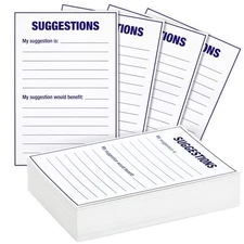 Best Paper Greetings Refill Suggestion Box Cards for Suggestion Boxes (100 Co...