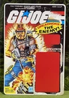 Vintage 1985 G.I. Joe TORCH v1 Full UNCUT Peach File Card Back GI ARAH UNPUNCHED