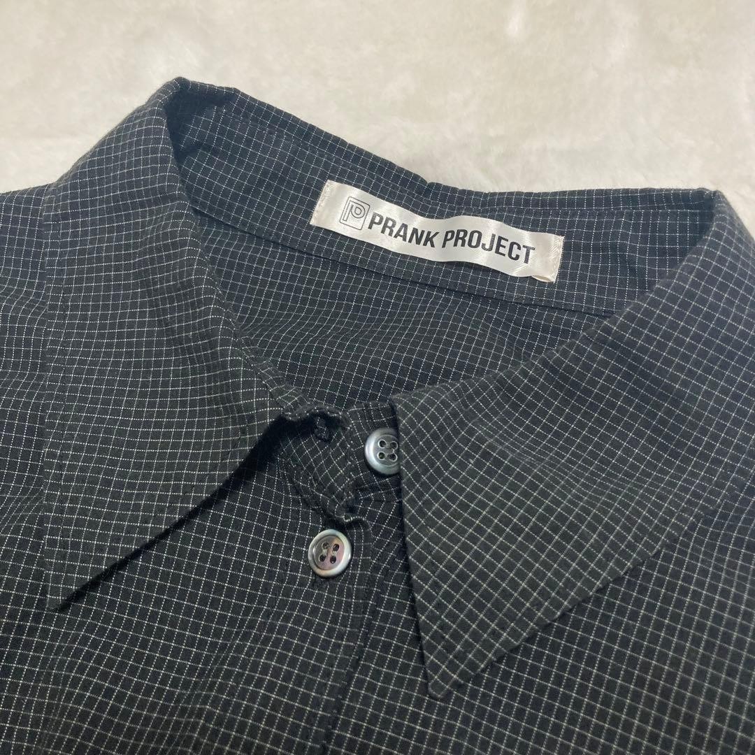 PRANK PROJECT Voluminous Ruffled Short Shirt Blac… - image 5