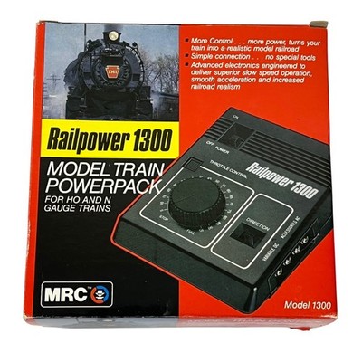 NEW - MRC Railpower 1300 Model Train Power Pack HO & N Gauge Trains Controller