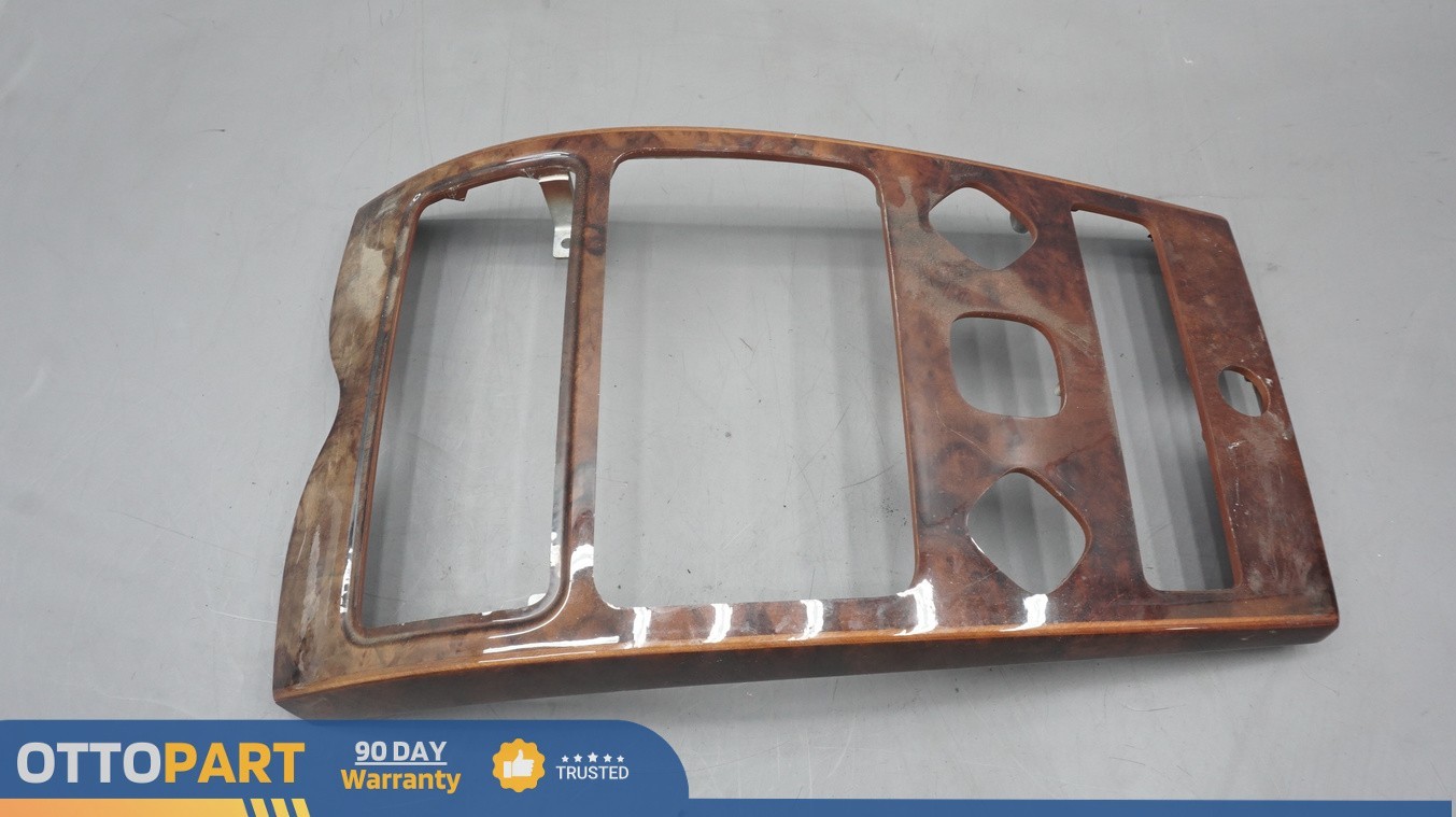 2004-2008 Maserati Quattroporte Dashboard Center Console Brown Wood Trim OEM