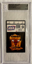 1996 NBA Playoffs Bulls vs Magic Game 2 Ticket Stub BGS 6 EX-MT Jordan MVP Award