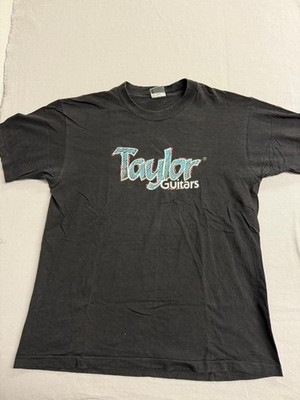 Vintage Taylor Guitars T-shirt Acoustic Electric Guitar - L