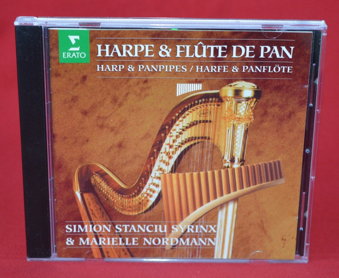 ERATO LABEL:   Harpe & Flûte de Pan / Harp & Pan Pipes (CD 1994)  745099482428
