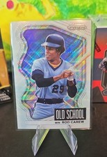 💎 2022 Panini Prizm - Old School Rod Carew #OS-9 White Wave Prizm