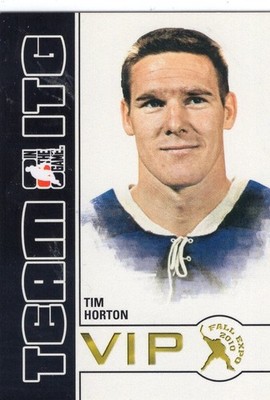 2010-11 ITG Fall Expo Team ITG VIP ITG-41 Tim Horton