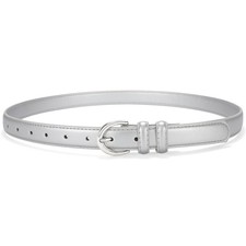 Women Leather Belt for Jeans Pants Fashion Ladies Skinny Belt for Dresses Thi...