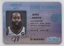 2020-21 Panini Contenders License to Dominate James Harden #29 0bq7