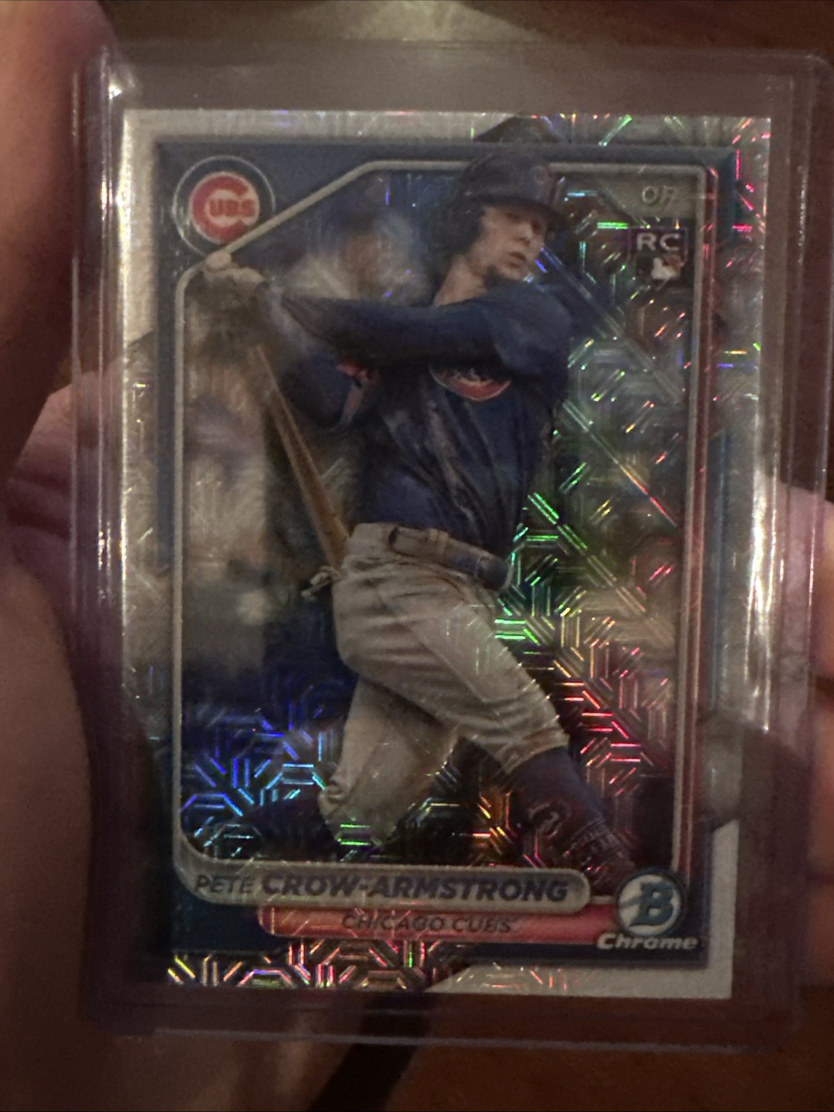 2024 Bowman Chrome - Pete Crow-Armstrong #45 Mojo Refractor (RC)