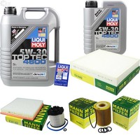 Inspektionskit Filter Liqui Moly ÖL 6L 5W-30 FüR Opel Astra J Caravan 1.7 Cdti