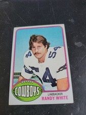 1976 Topps Randy White Rookie Card #158 Dallas Cowboys good condition . rookie card picture