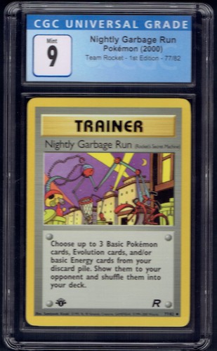 Nightly Garbage Run (1st Edition) graded PSA 9 for sale on eBay