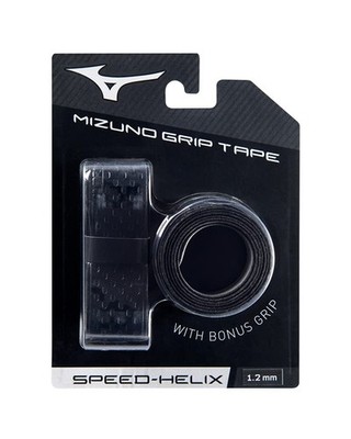 Mizuno Speed Helix Bat Grip Tape 2-Pack 1.75mm Black