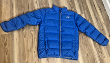 The North Face Boys Size L 14-16 Royal Blue 550 Down Puffer Jacket