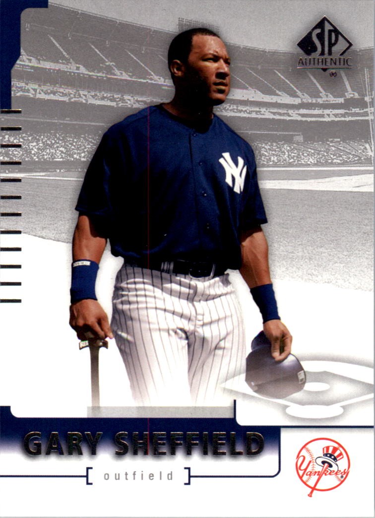 2004 SP Authentic Baseball Card #2 Gary Sheffield