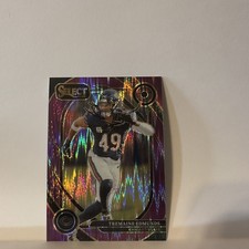 2024 Panini Select - Club Level Tremaine Edmunds #297 Purple Shock Prizm /360