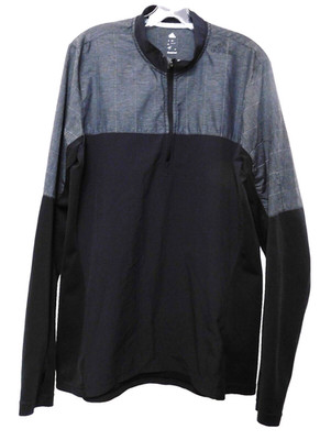 Adidas Running Supernova 1/4 Zip Jacket Mens M Climaproof Lite Windbreaker Black