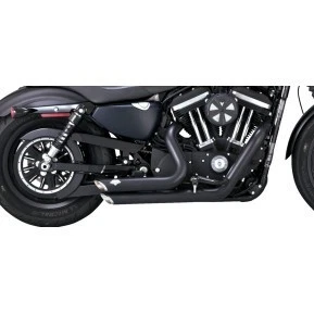 Sistema de escape escalonado VANCE & HINES 47329 negro Shortshots 14-22 Sportster Foto 3 de 3