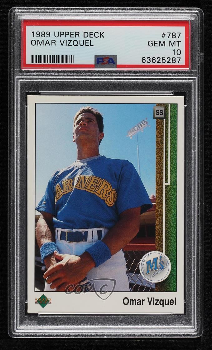 1989 Upper Deck Omar Vizquel #787 PSA 10 GEM MT 05go