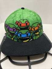 2016 Teenage Mutant Ninja Turtles TMNT Snapback Hat Green Adult Nickelodeon