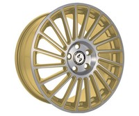 1X Etabeta VENTI-R Gold Matt Full Polished 8.5Jx19 5X112 ET45