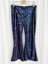 Sequin Flare Pants
