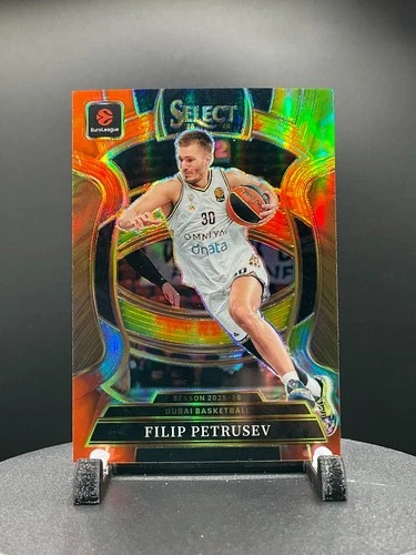 2025 Panini Select EuroLeague Basketball Tie-Dye Filip Petrusev #94