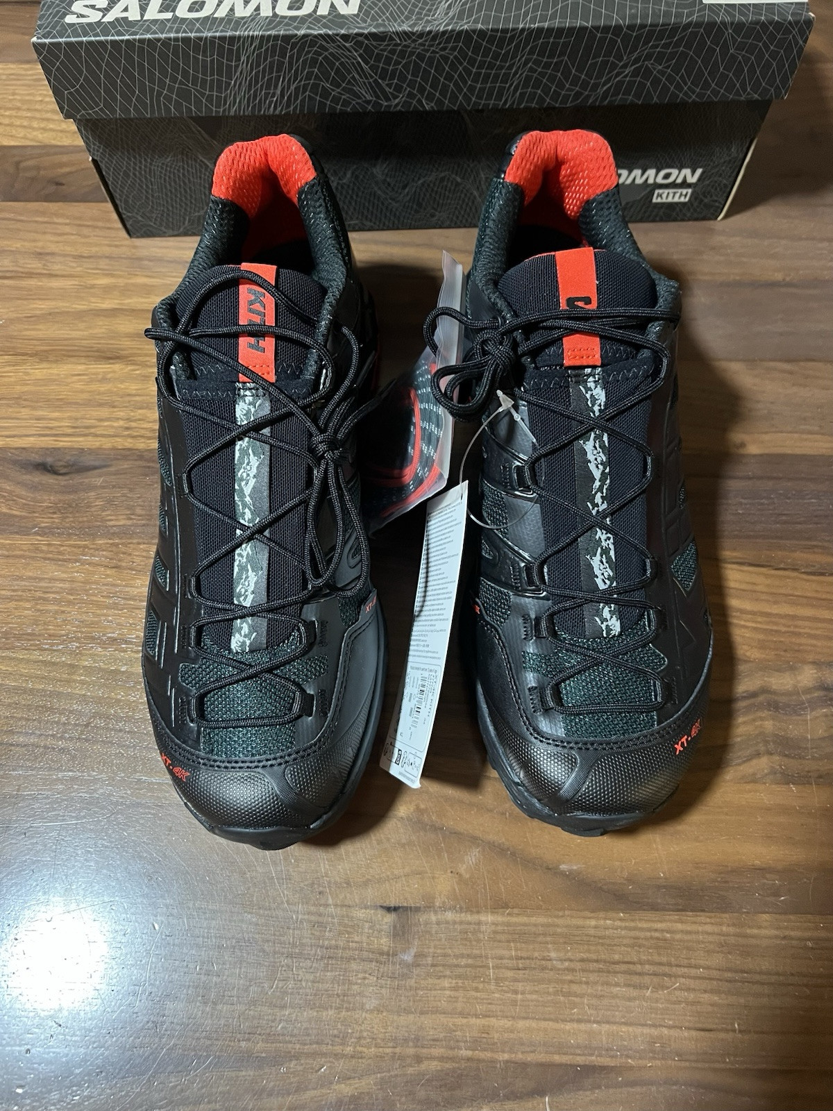 Kith for Salomon XT-4K BLACK / SCARAB / FIERY RED Men's Size 11