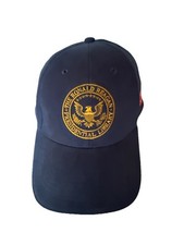 VTG Ronald Reagan Presidential American Flag Blue Embroidered Baseball Cap NWT