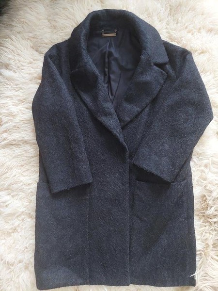 Women Diane Von Furstenberg Coat Black Alpaca S