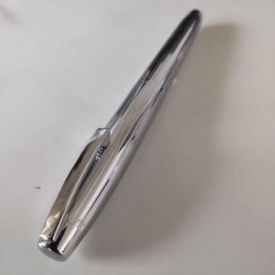 Vintage Sheaffer Imperial 14K Fountain Pen Silver Inlaid Nib Made in USA