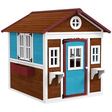 Cabane Enfant Extérieur Maison Extérieure Porte Fenêtres Jardinières 114 126